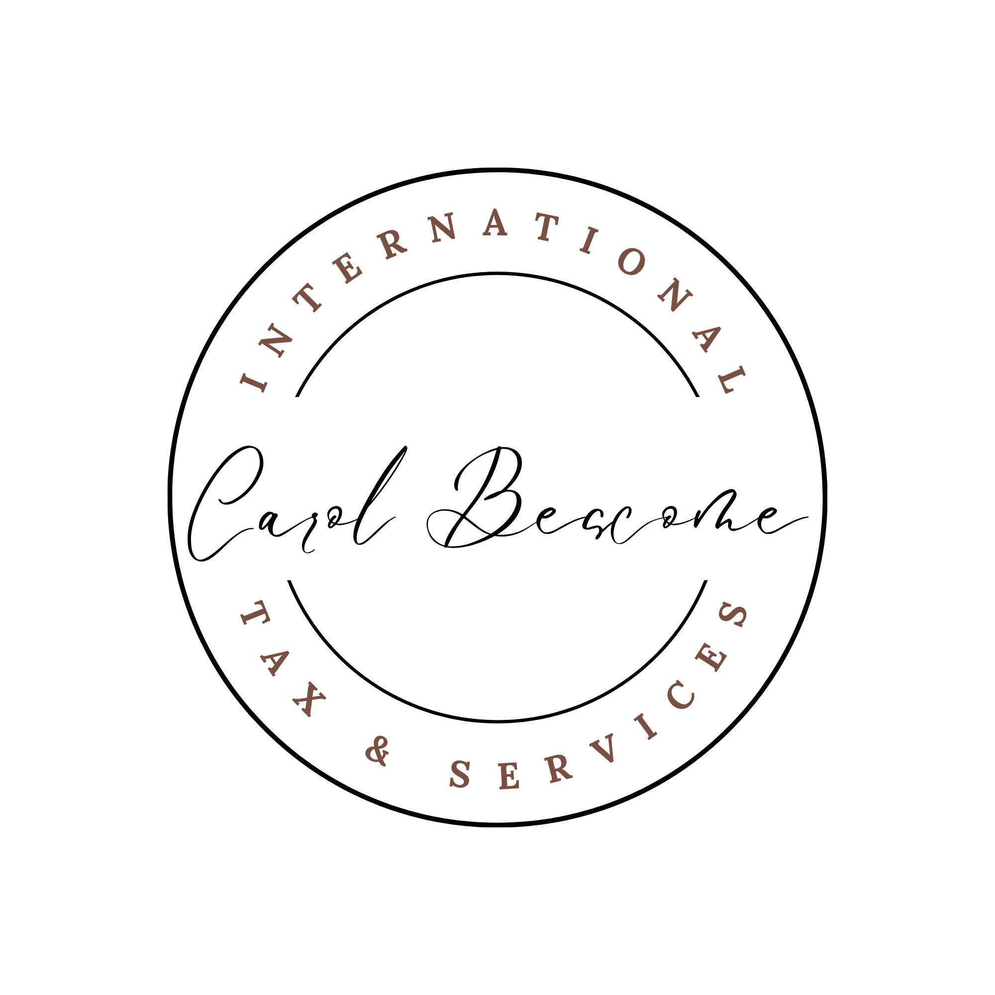elegant circle signature photography logo